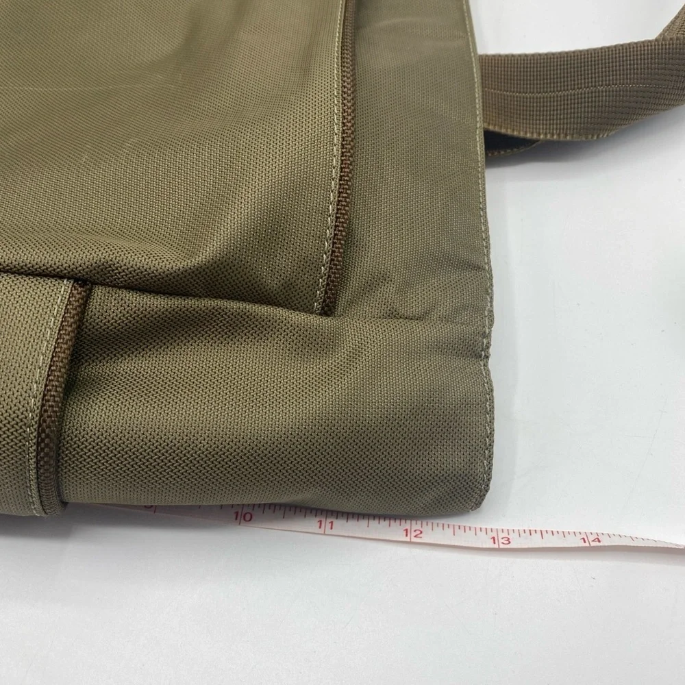 TUMI T-Tech Army Green Nylon Multi Pockets Laptop Bag